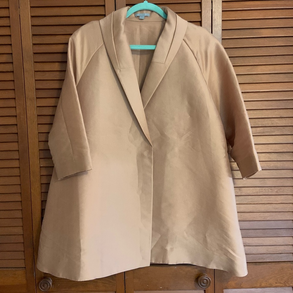 COS Silk Rose Gold Overcoat